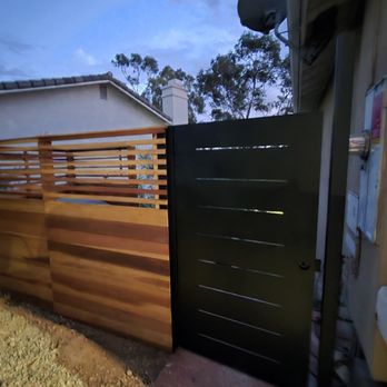 Iron & Steel by Mitres Fence in San Marcos