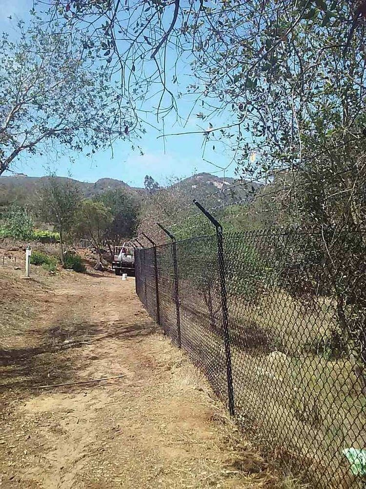 Chain Link Fence installed by Mitre's Fence in San Marcos
