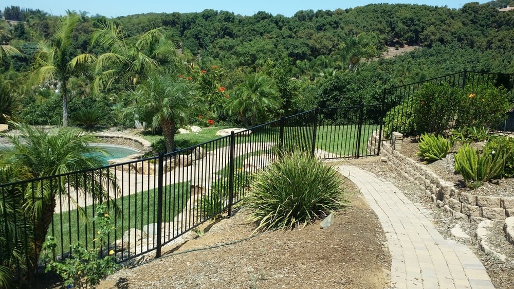 Iron Fence installed by Mitre's Fence in San Marcos
